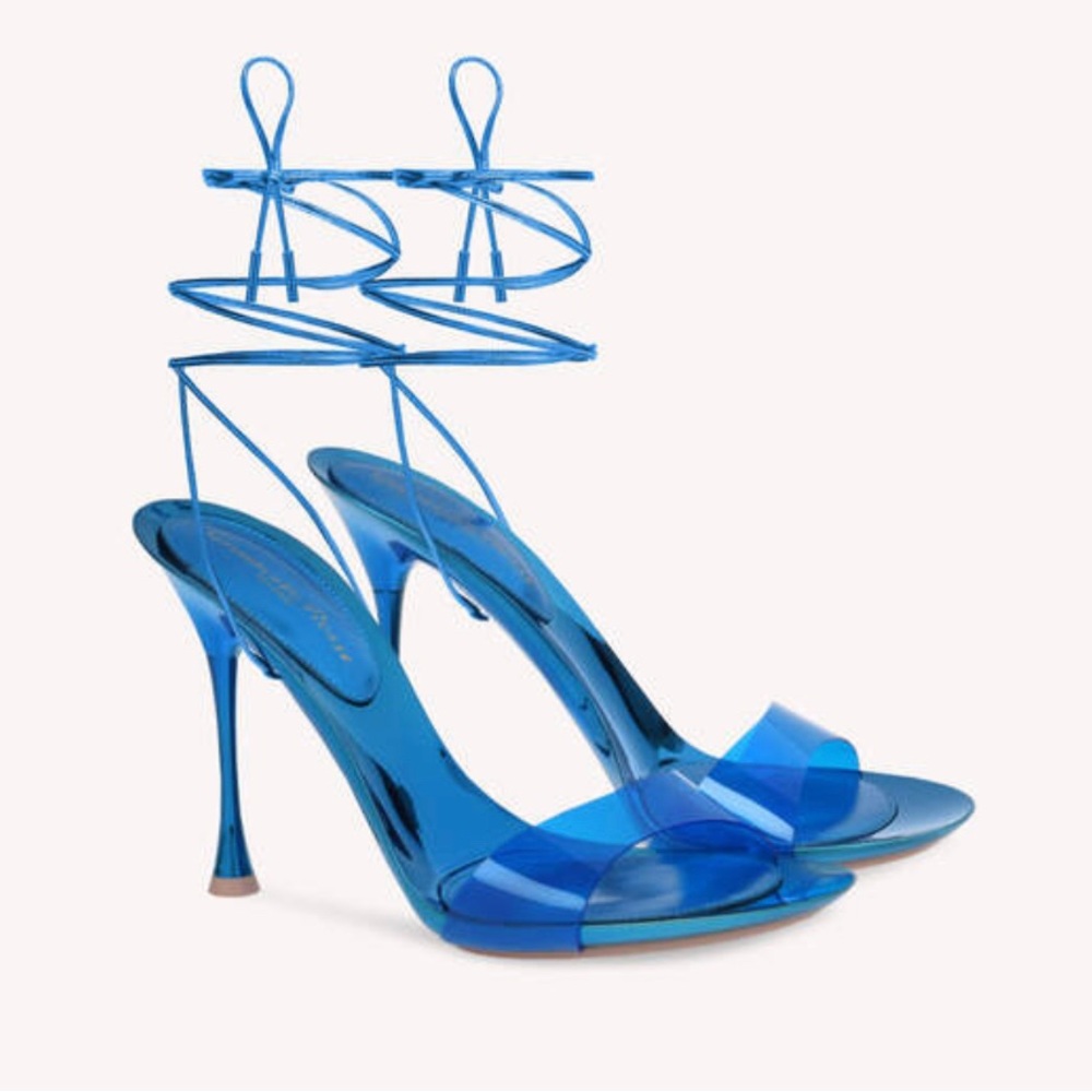 Gianvito Rossi Spice heels in turquoise
